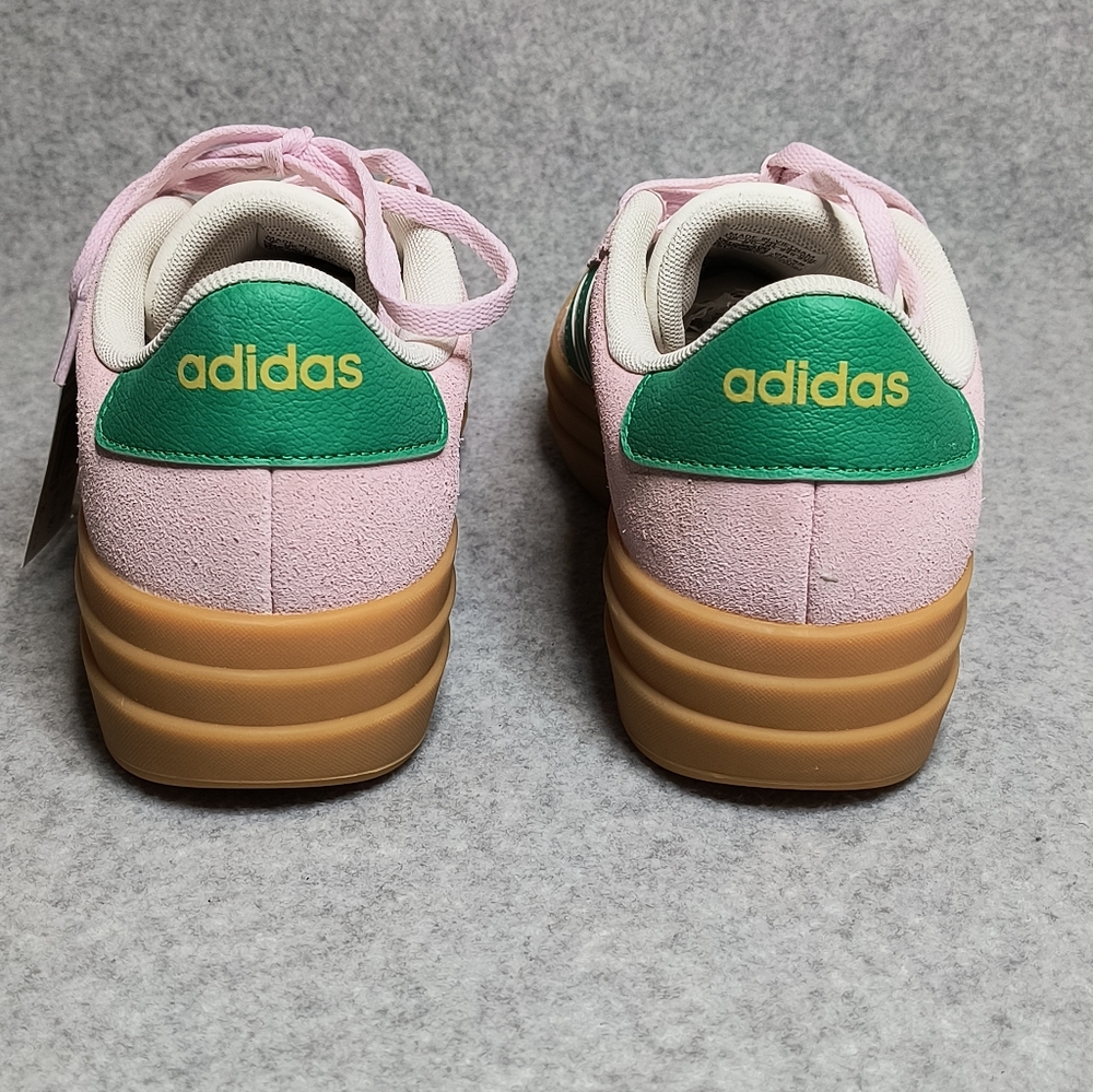 Adidas VL Court Bold Womens Pink Green Gum Platform Sneakers JP6916 Size 7 NWB - Picture 6 of 9